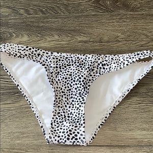 SHEIN NEVER WORN dalmation print bikini bottom